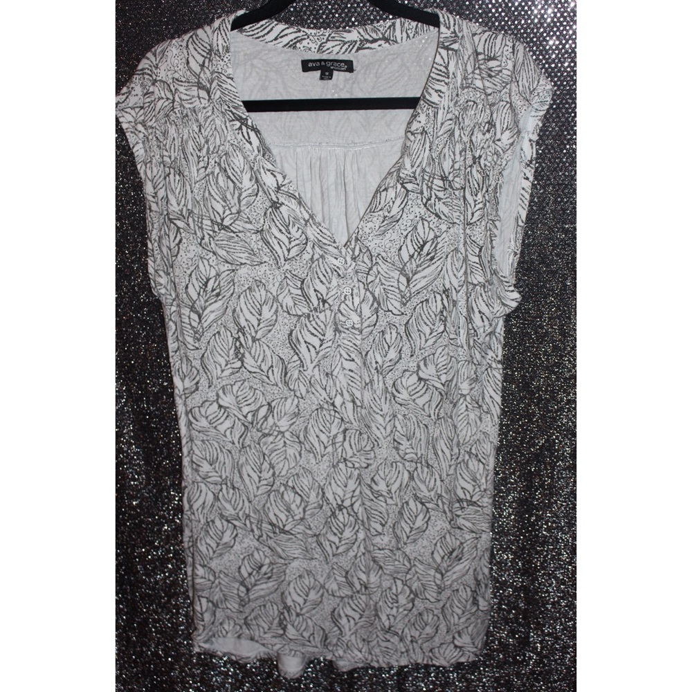 Ava & Grace 1x, White Cotton Tank